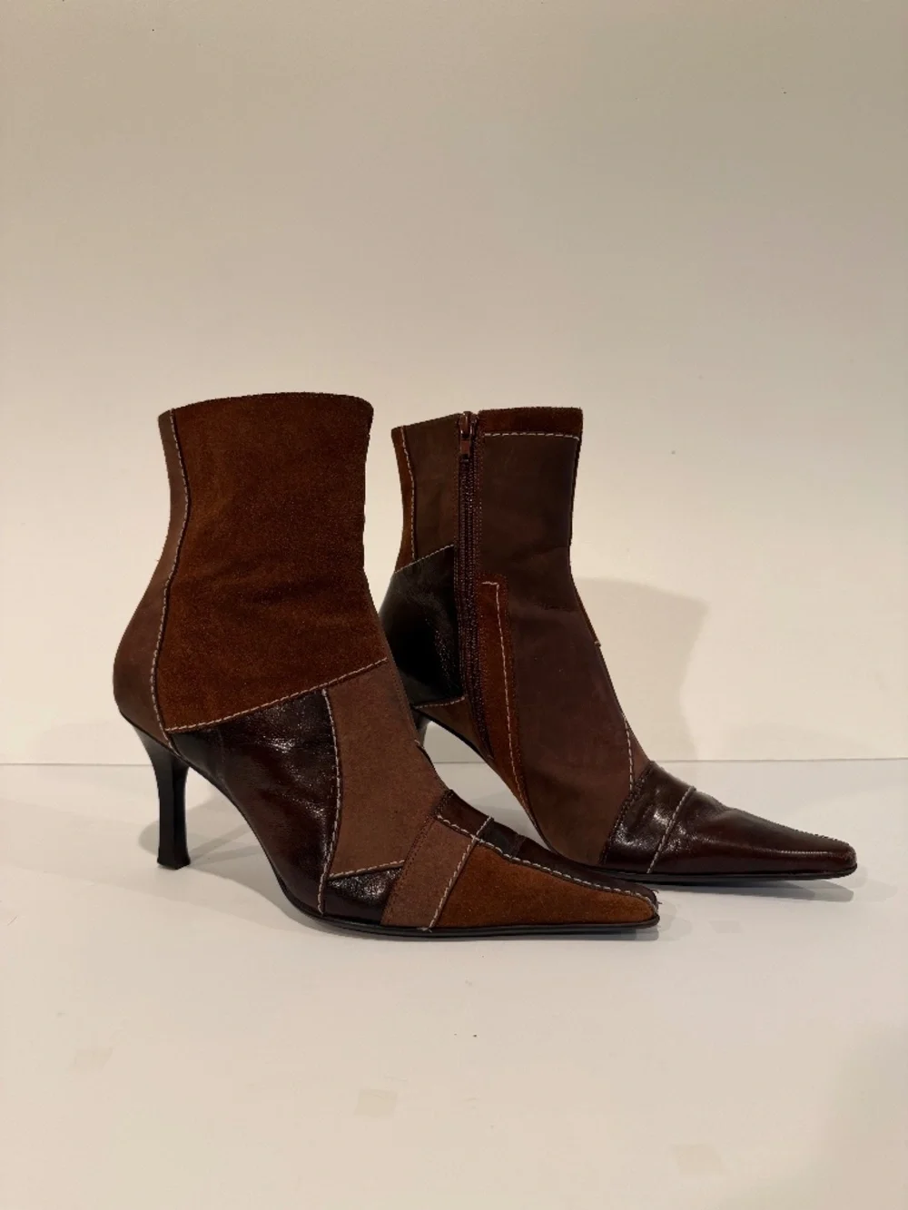 NINE WEST  - Suede snd Leather Booties